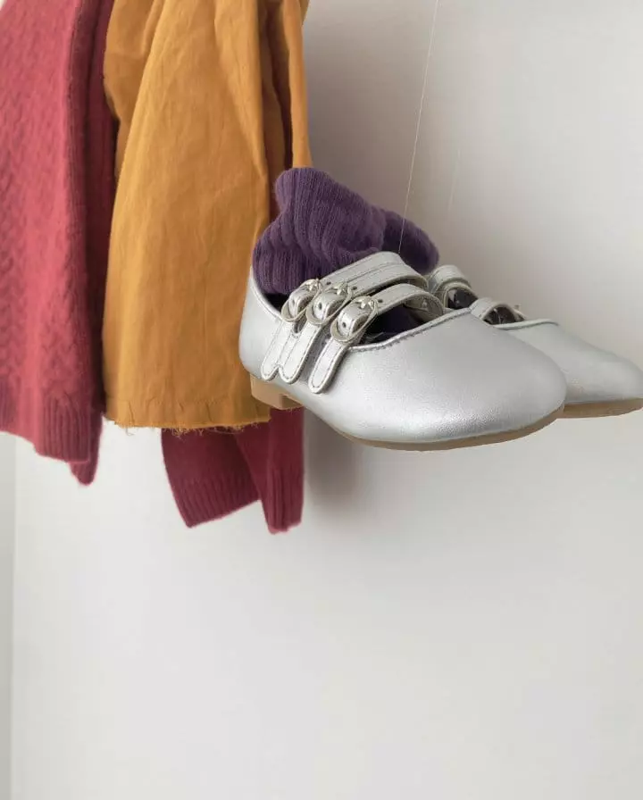 Neko - Korean Children Fashion - #toddlerclothing - NK906 Rosy Flats - 3