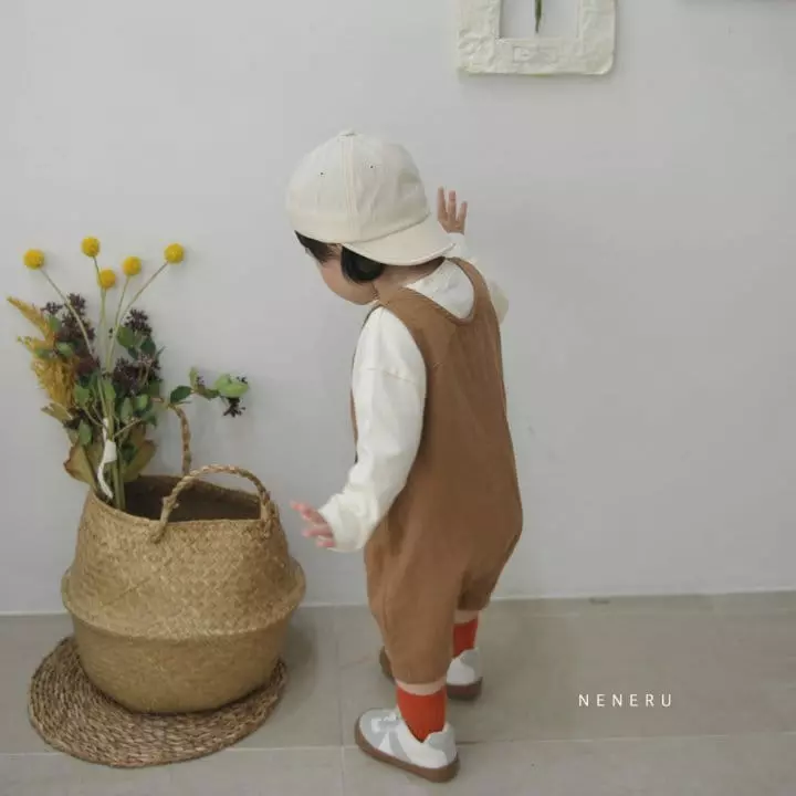 Neneru - Korean Baby Fashion - #babyboutique - Bebe New Circle Dungaree
