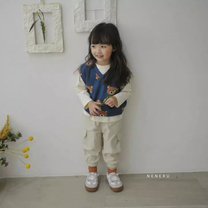 Neneru - Korean Baby Fashion - #babyboutique - Bear Vest - 9
