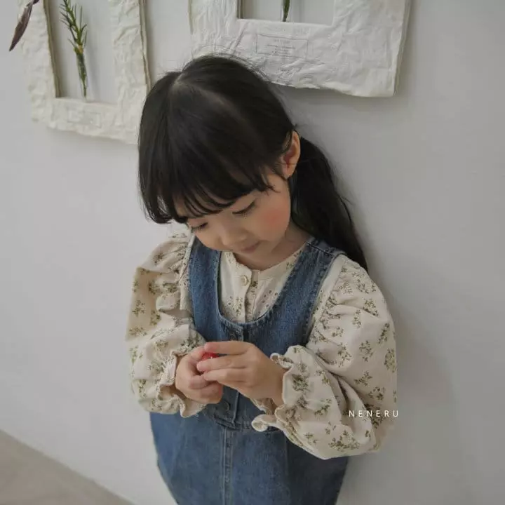Neneru - Korean Baby Fashion - #babyboutiqueclothing - Flower Blouse - 9
