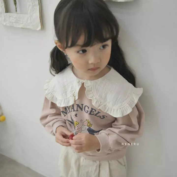 Neneru - Korean Baby Fashion - #babyboutiqueclothing - Angel Collar Tee - 2