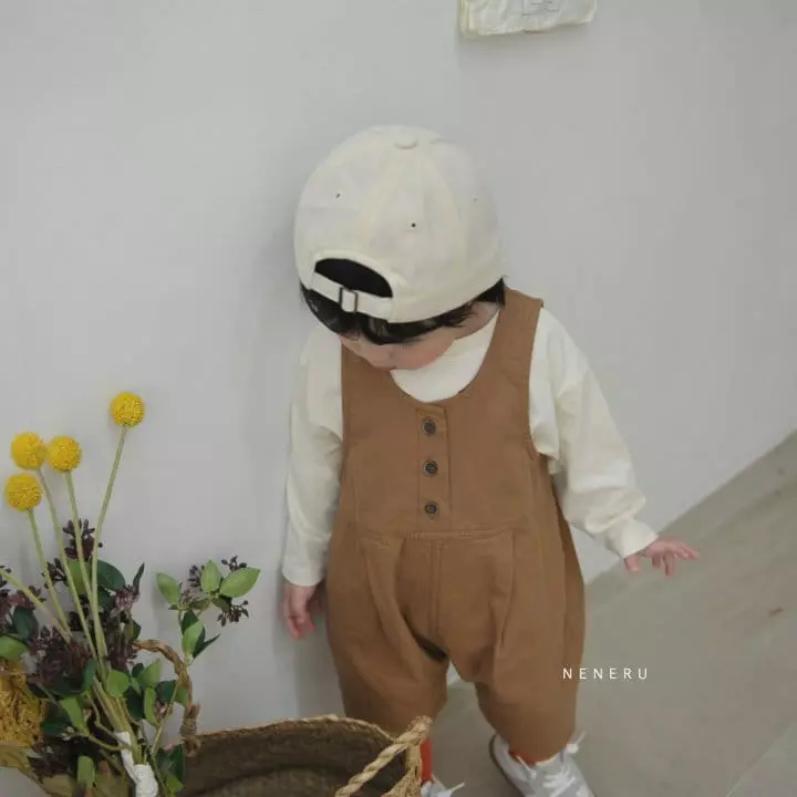 Neneru - Korean Baby Fashion - #babyboutiqueclothing - Bebe New Circle Dungaree - 2