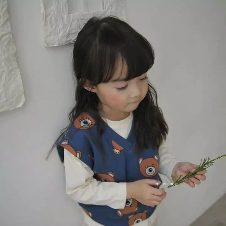 Neneru - Korean Baby Fashion - #babyboutiqueclothing - Bear Vest - 10