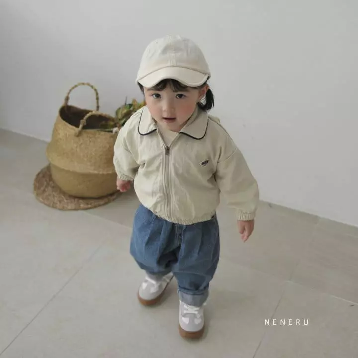 Neneru - Korean Baby Fashion - #babyboutiqueclothing - Bebe Top Collar Color Jumper - 4