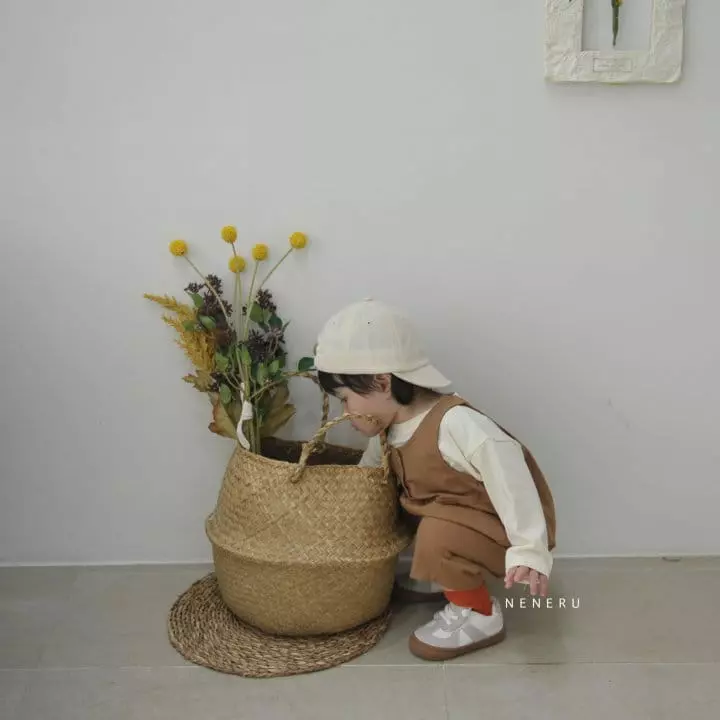 Neneru - Korean Baby Fashion - #babyclothing - Bebe New Circle Dungaree - 3