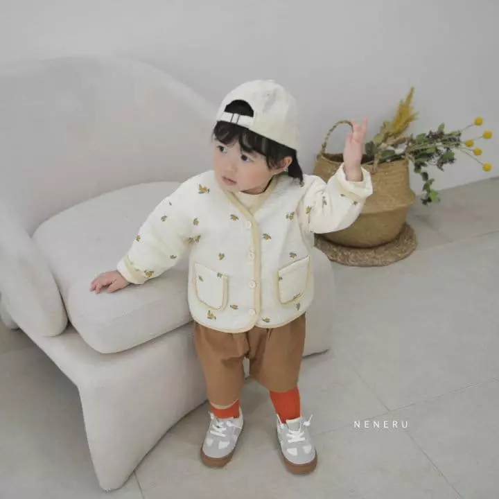 Neneru - Korean Baby Fashion - #babyfashion - Bebe Fruit Quilting Jacket - 2