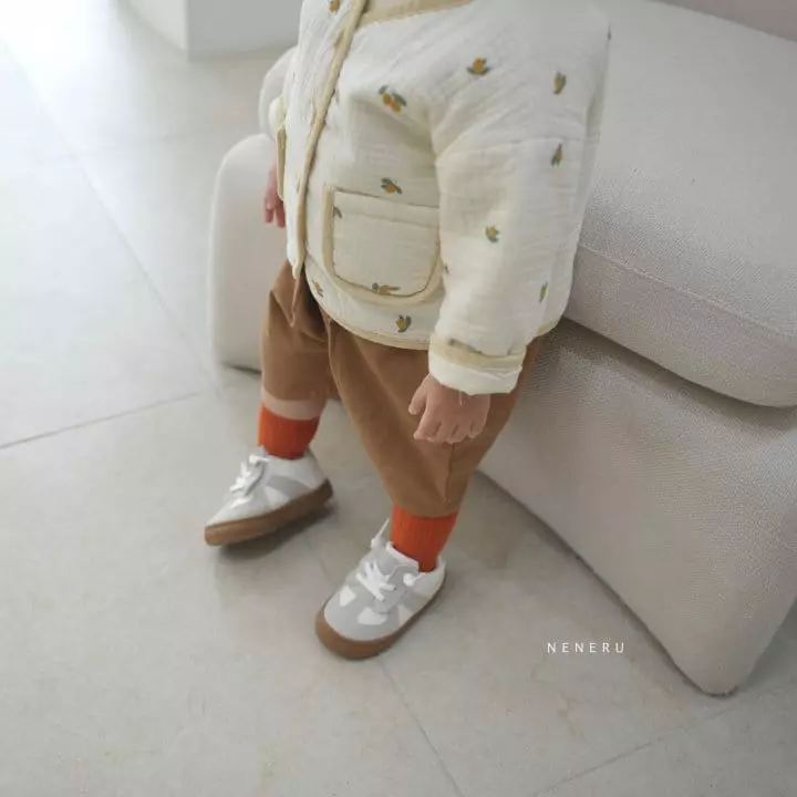 Neneru - Korean Baby Fashion - #babylifestyle - Bebe Fruit Quilting Jacket - 5