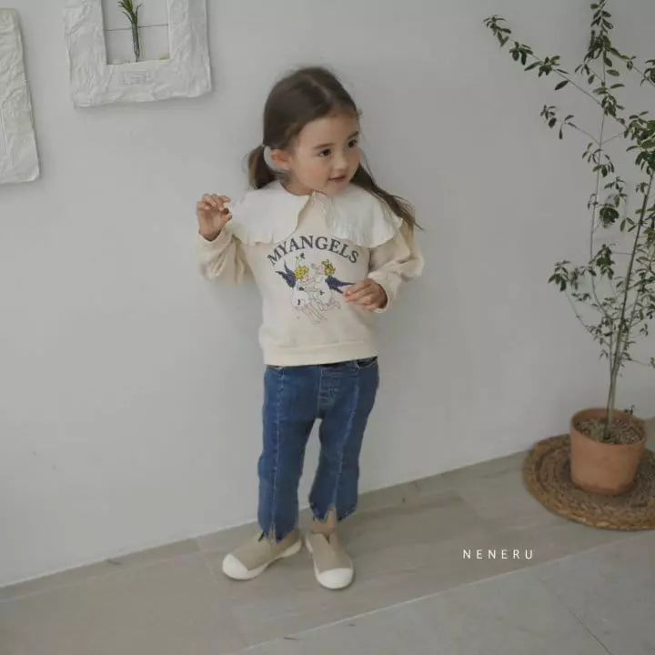 Neneru - Korean Baby Fashion - #babyoninstagram - Angel Collar Tee - 8