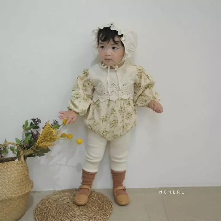 Neneru - Korean Baby Fashion - #babyoninstagram - Four Garden Bodysuit - 2