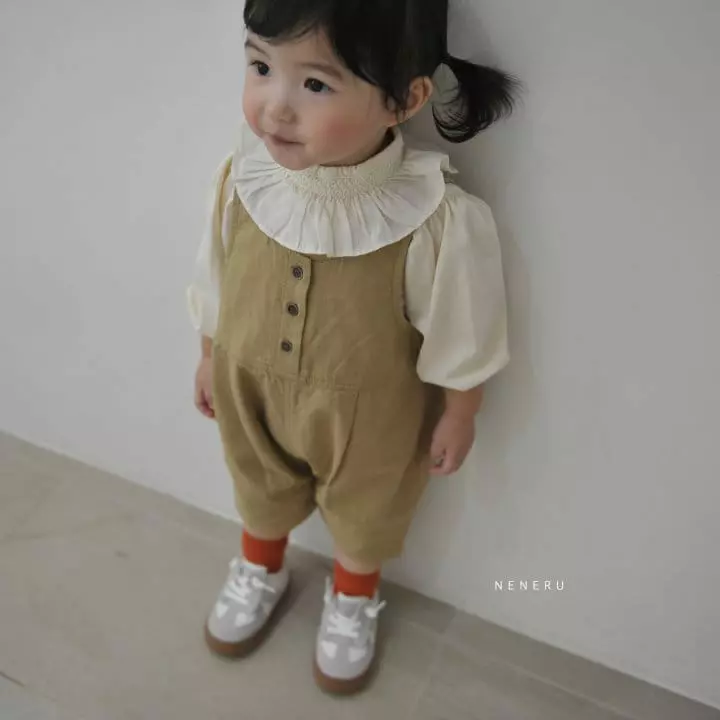 Neneru - Korean Baby Fashion - #babyoninstagram - Bebe New Circle Dungaree - 8