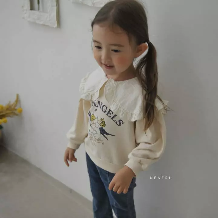 Neneru - Korean Baby Fashion - #babyootd - Angel Collar Tee - 9