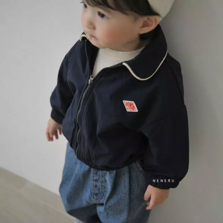 Neneru - Korean Baby Fashion - #babyootd - Bebe Top Collar Color Jumper - 10