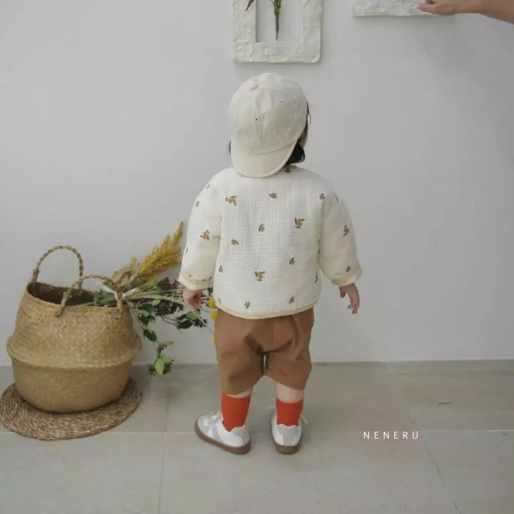 Neneru - Korean Baby Fashion - #babyootd - Bebe Fruit Quilting Jacket - 7