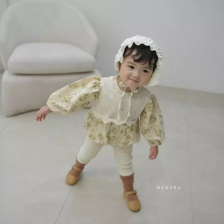 Neneru - Korean Baby Fashion - #babyootd - Four Garden Bodysuit - 3