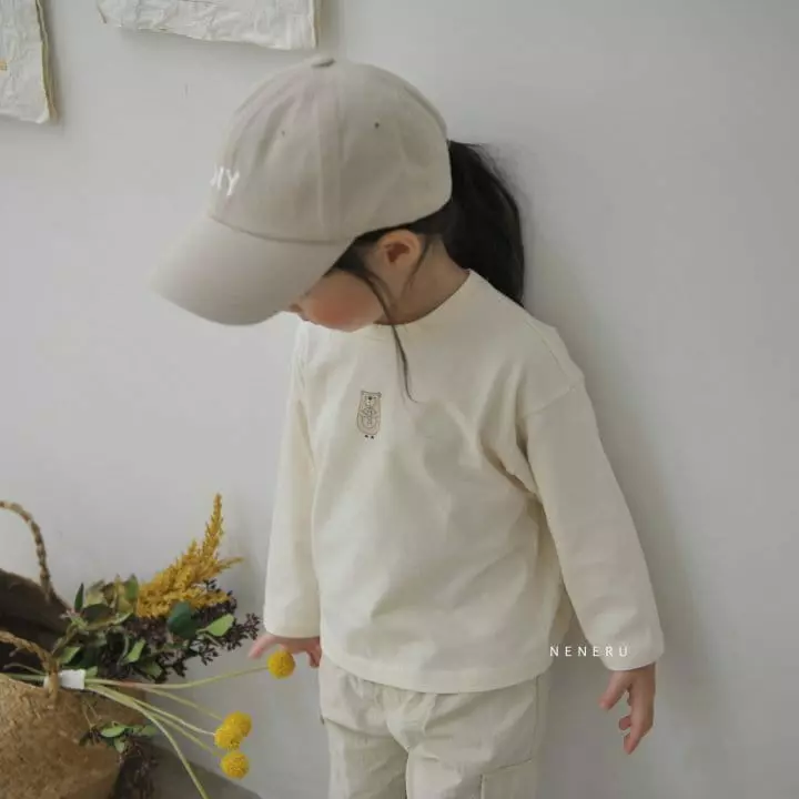 Neneru - Korean Baby Fashion - #babyoutfit - Fish Bear Tee