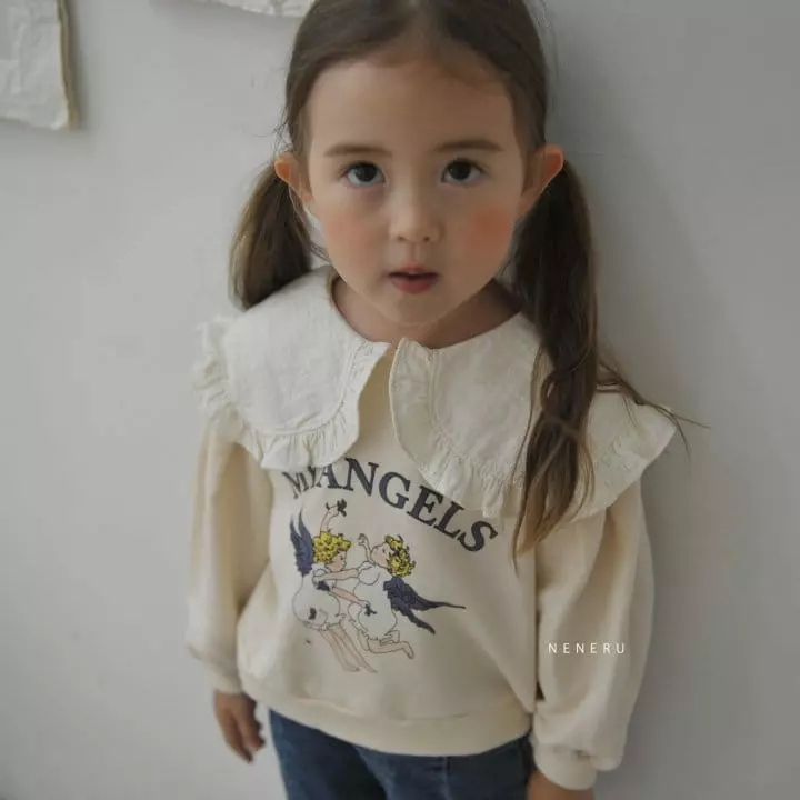 Neneru - Korean Baby Fashion - #babyoutfit - Angel Collar Tee - 11