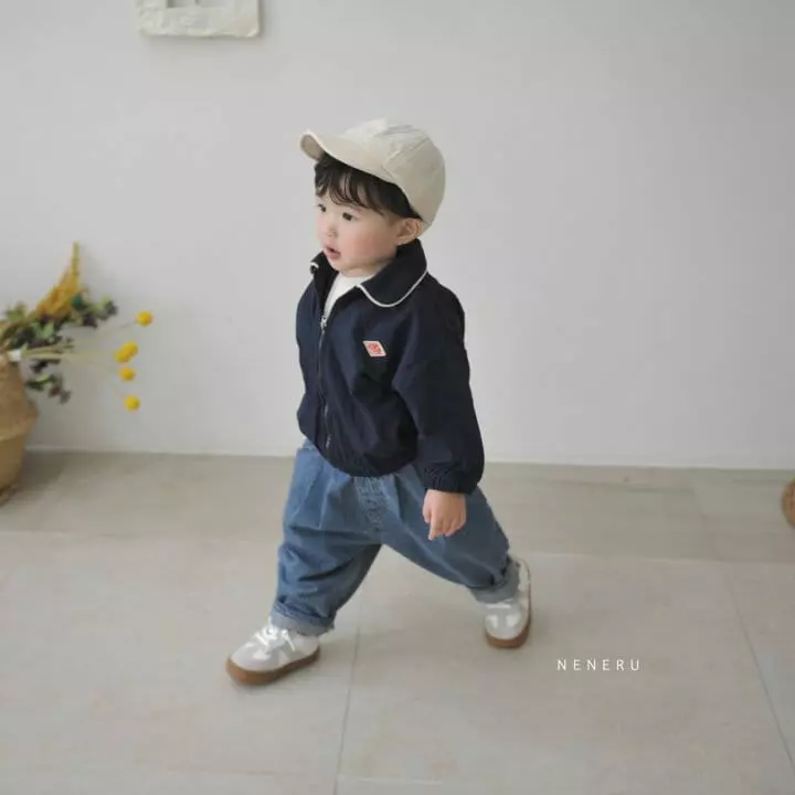 Neneru - Korean Baby Fashion - #babyoutfit - Bebe Top Collar Color Jumper - 12