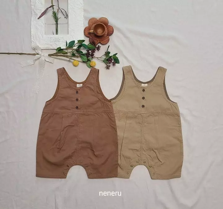 Neneru - Korean Baby Fashion - #babyoutfit - Bebe New Circle Dungaree - 11