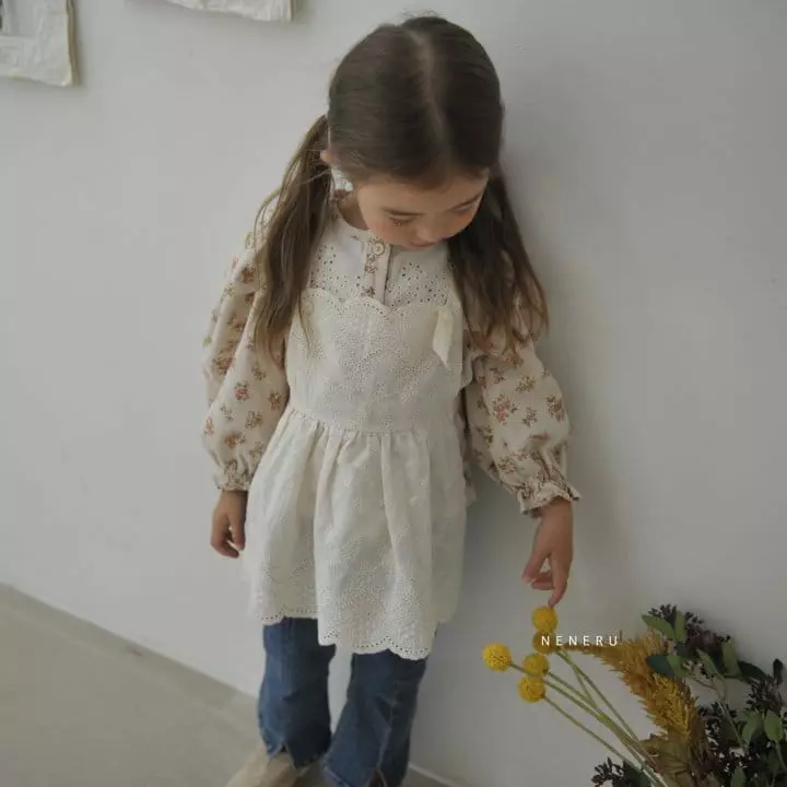 Neneru - Korean Baby Fashion - #babyoutfit - Flower Blouse - 4