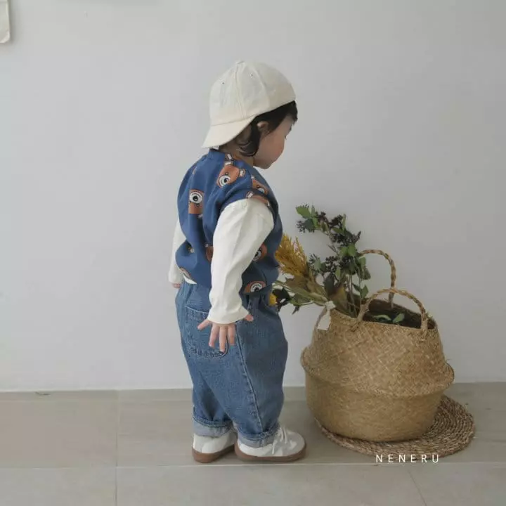 Neneru - Korean Baby Fashion - #babywear - Bear Vest - 5