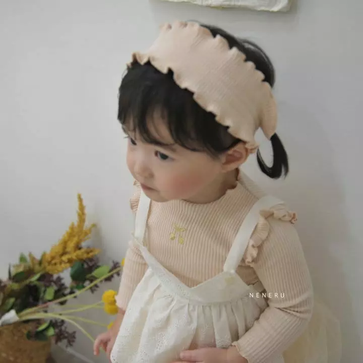 Neneru - Korean Baby Fashion - #onlinebabyboutique - Cherry Sha Bodysuit