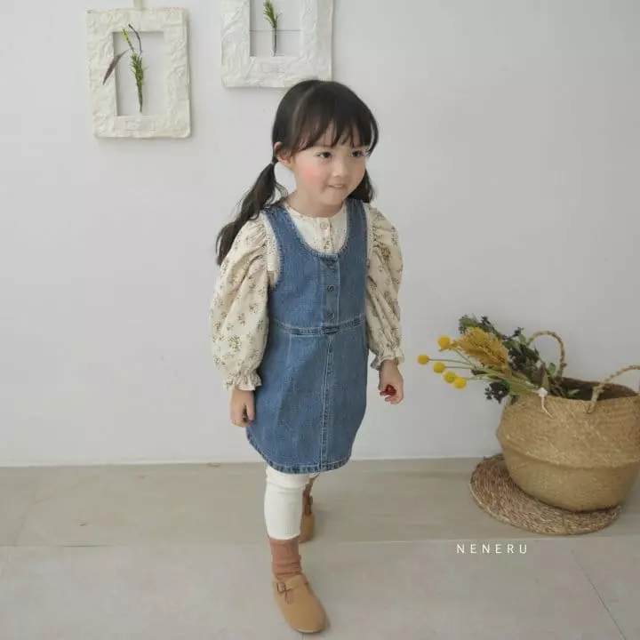 Neneru - Korean Baby Fashion - #onlinebabyshop - Circle One-piece - 5