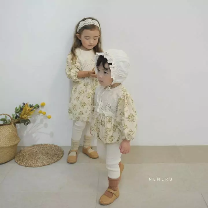 Neneru - Korean Baby Fashion - #onlinebabyshop - Four Garden Bodysuit - 8