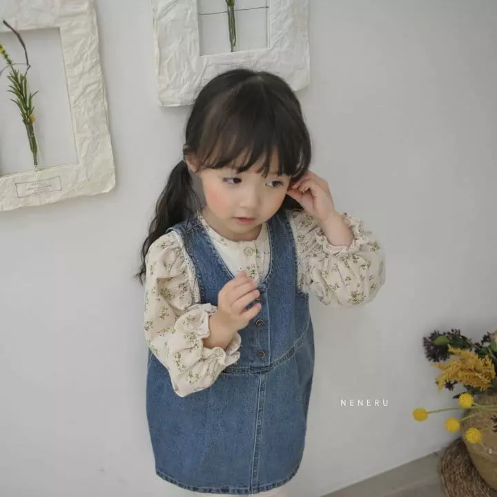 Neneru - Korean Baby Fashion - #smilingbaby - Flower Blouse - 7