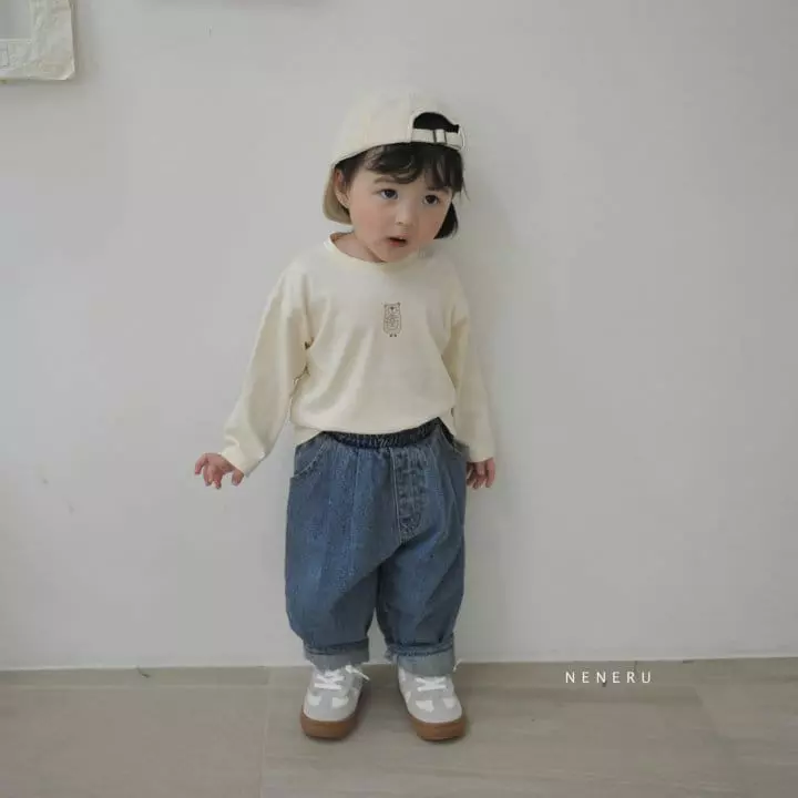 Neneru - Korean Baby Fashion - #smilingbaby - Fish Bear Tee - 5