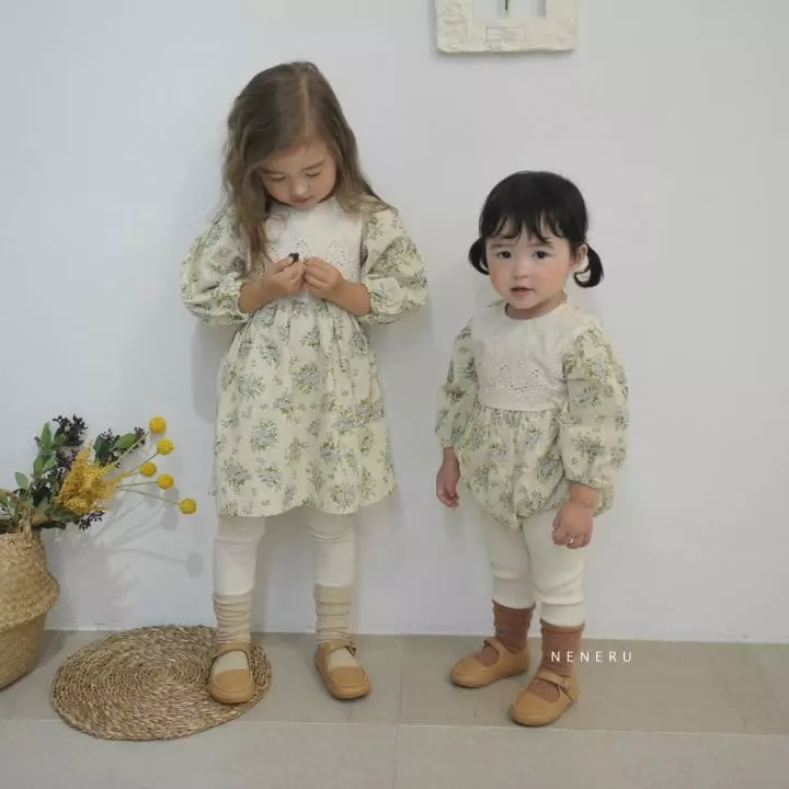 Neneru - Korean Baby Fashion - #smilingbaby - Four Garden Bodysuit - 9