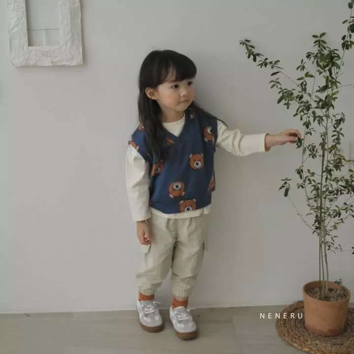 Neneru - Korean Baby Fashion - #smilingbaby - Bear Vest - 8