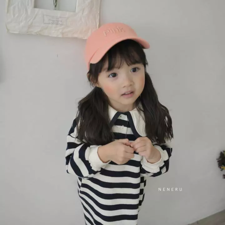 Neneru - Korean Children Fashion - #Kfashion4kids - Kid Collar One-piece