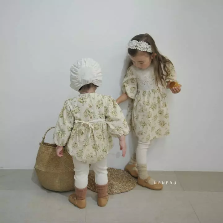 Neneru - Korean Children Fashion - #kidzfashiontrend - Four Garden One-piece - 4