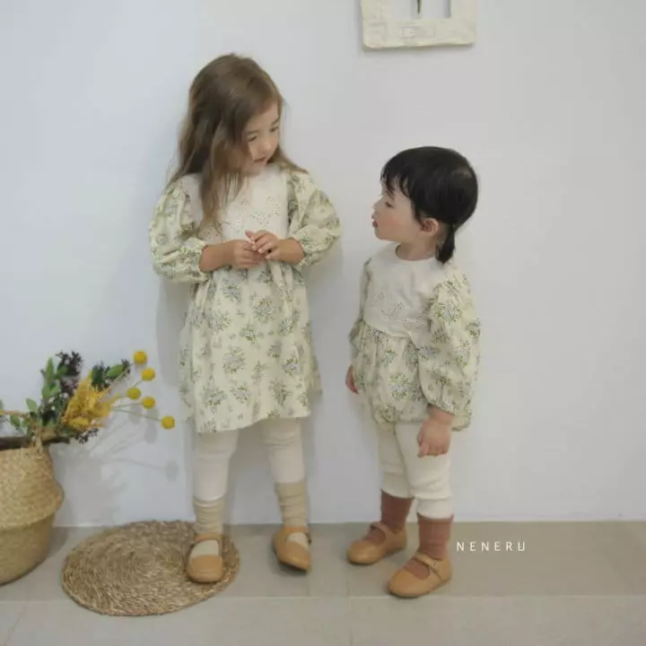 Neneru - Korean Children Fashion - #childofig - Four Garden One-piece - 12