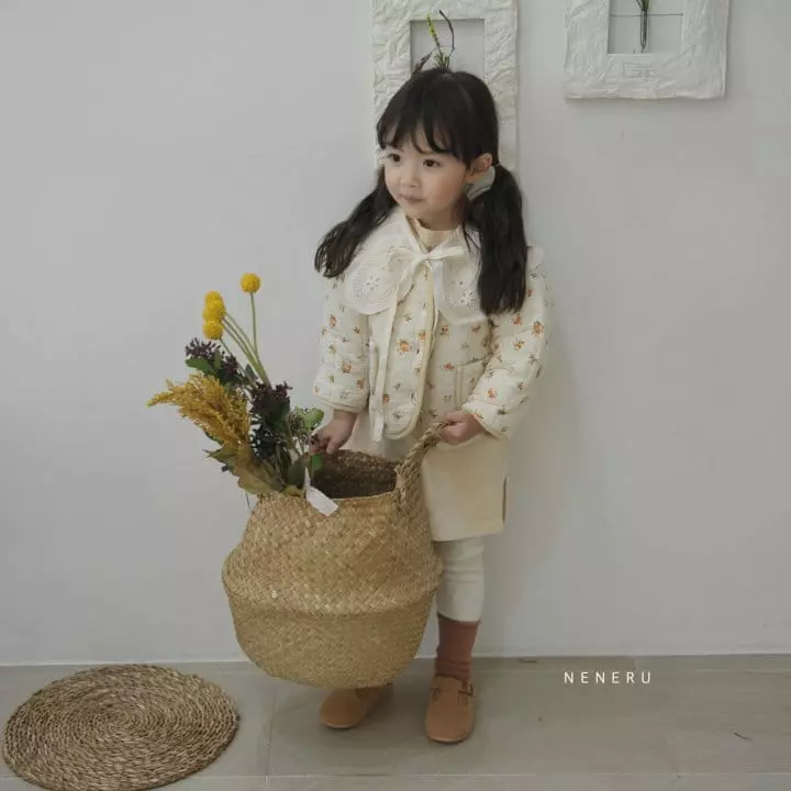 Neneru - Korean Children Fashion - #childrensboutique - Kid Floria Quiting Jacket