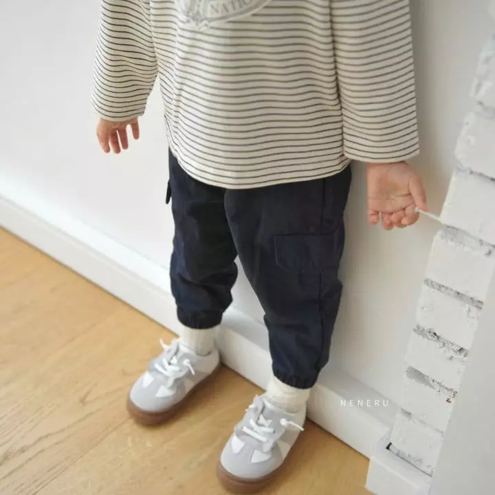 Neneru - Korean Children Fashion - #designkidswear - Hound Stripes Tee - 2