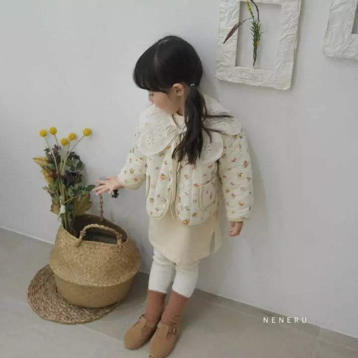 Neneru - Korean Children Fashion - #designkidswear - Kid Floria Quiting Jacket - 2