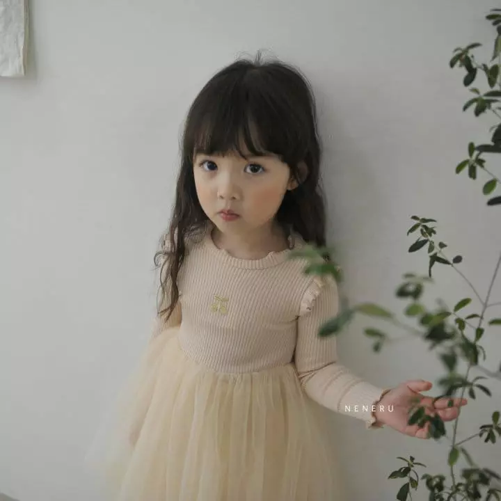 Neneru - Korean Children Fashion - #designkidswear - Cherry Sha One-piece - 8