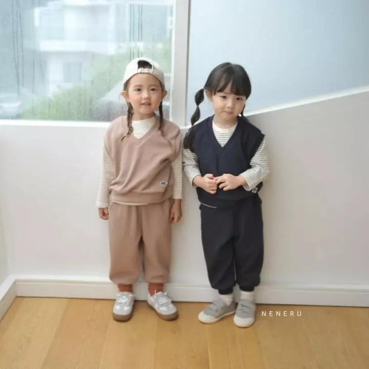 Neneru - Korean Children Fashion - #discoveringself - Kid Best Top Bottom Set - 8