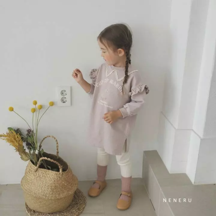 Neneru - Korean Children Fashion - #fashionkids - Kid Cup Rabbit One-piece - 12