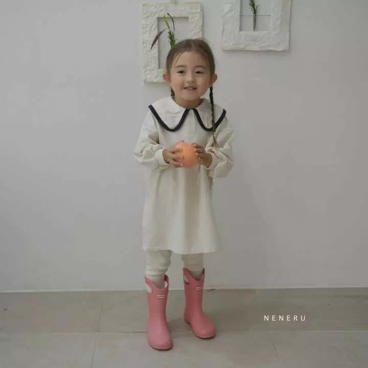 Neneru - Korean Children Fashion - #fashionkids - Kid Collar One-piece - 11