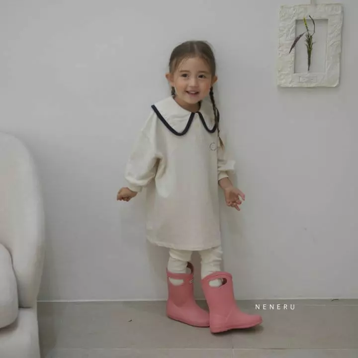 Neneru - Korean Children Fashion - #kidsshorts - Kid Collar One-piece - 12