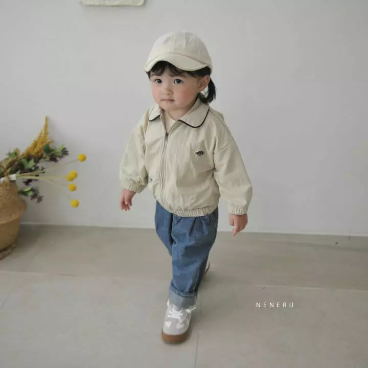 Neneru - Korean Children Fashion - #kidsshorts - Kid Top Collar Jumper - 6