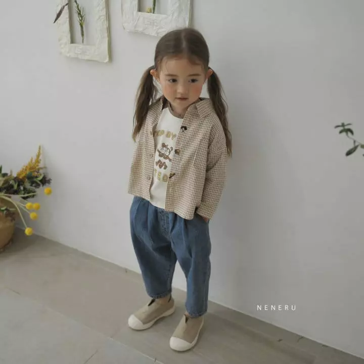 Neneru - Korean Children Fashion - #kidsshorts - Kid Base Shirt - 3