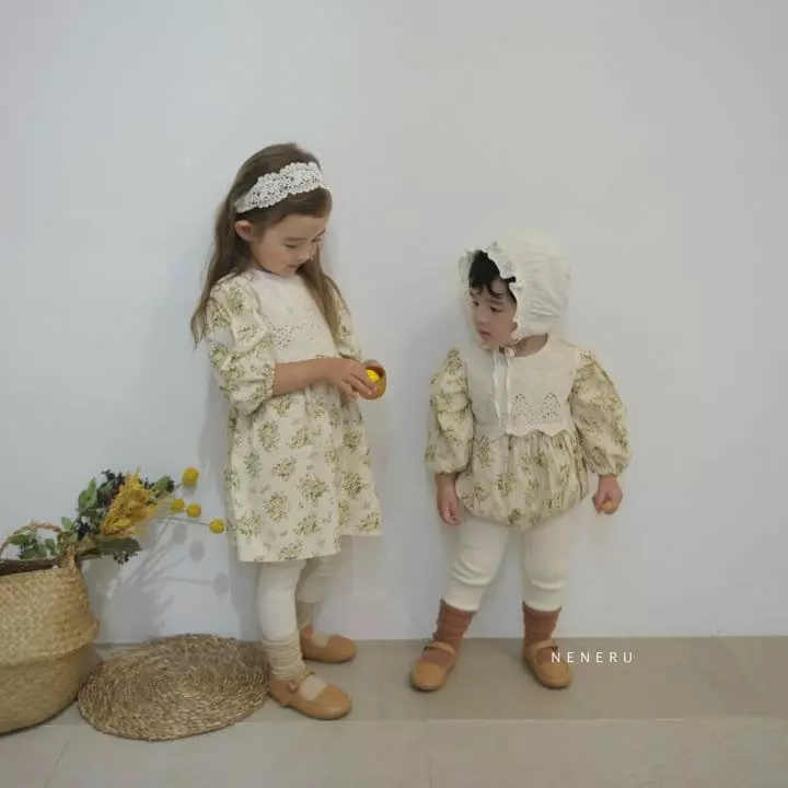 Neneru - Korean Children Fashion - #kidsshorts - Four Garden One-piece