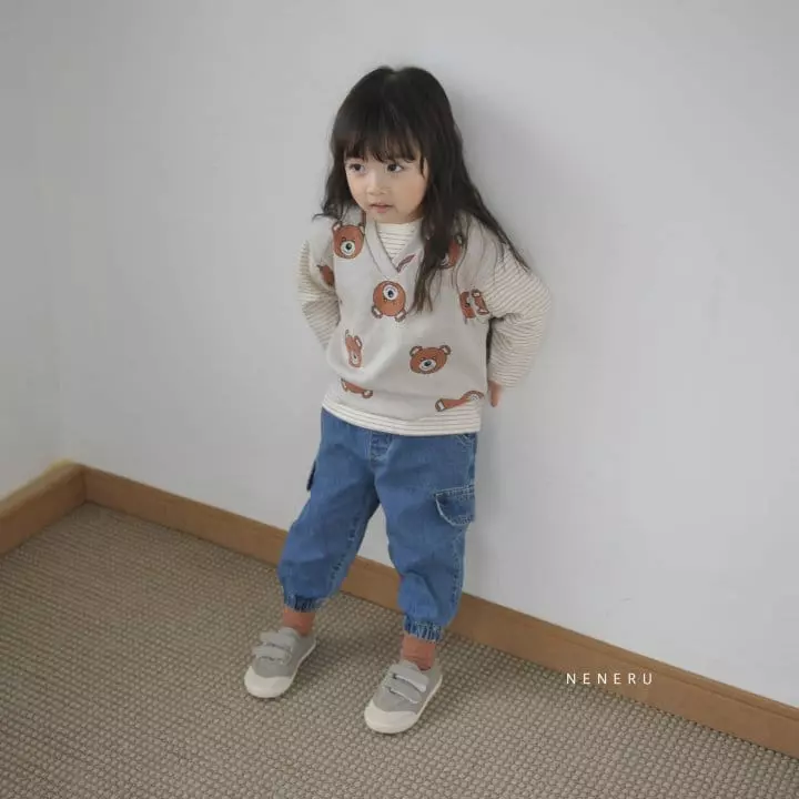 Neneru - Korean Children Fashion - #kidsstore - Hound Stripes Tee - 6