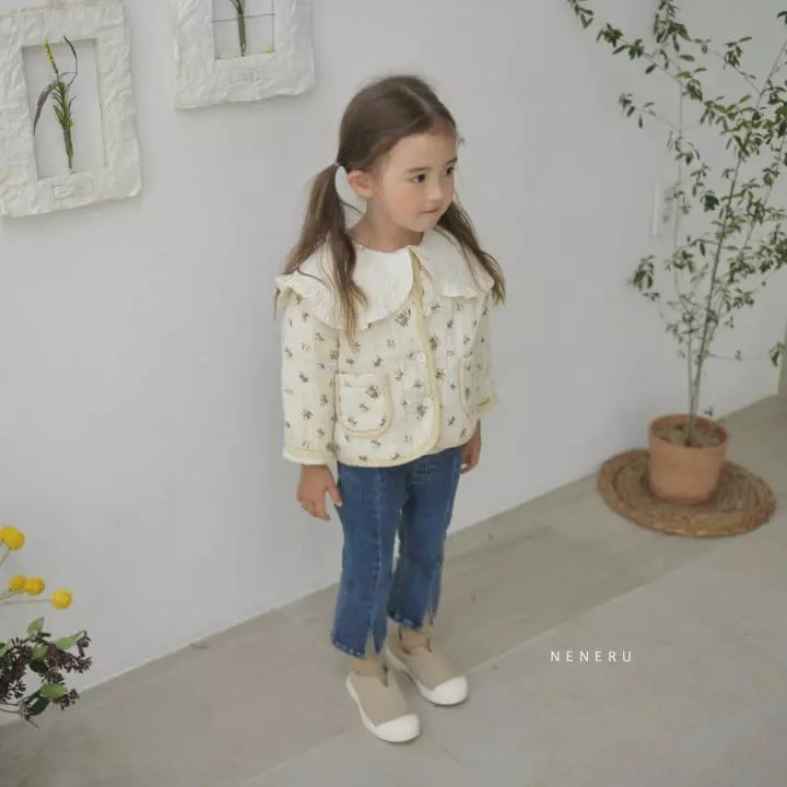 Neneru - Korean Children Fashion - #kidzfashiontrend - Kid Floria Quiting Jacket - 7