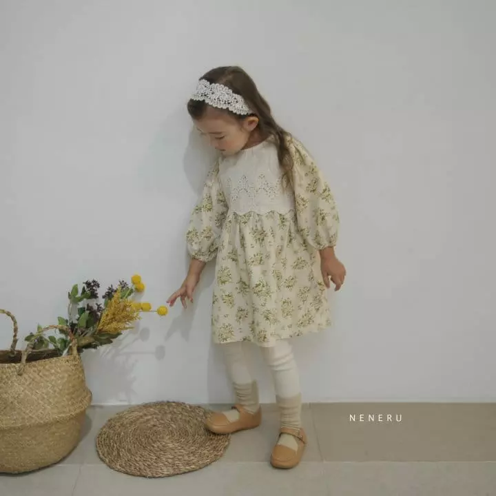 Neneru - Korean Children Fashion - #kidzfashiontrend - Four Garden One-piece - 3