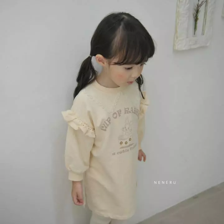 Neneru - Korean Children Fashion - #littlefashionista - Kid Cup Rabbit One-piece - 3