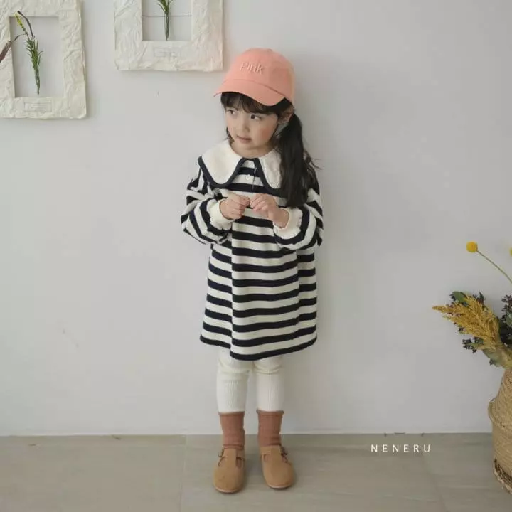 Neneru - Korean Children Fashion - #littlefashionista - Kid Collar One-piece - 2